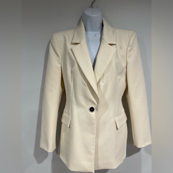 Zara fitted ivory Blazer Jacket⭐️Limited Edition ⭐️ - Picture 13 of 16